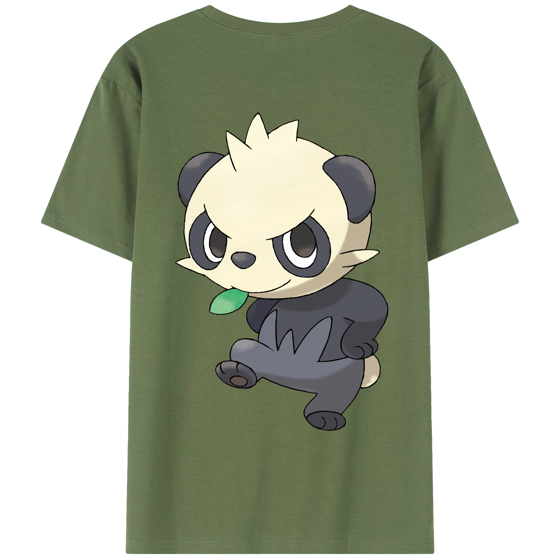 （画像用） ポケットモンスター Pokémon 綿100％ メンズ半袖Tシャツ（バックプリント） 通気性